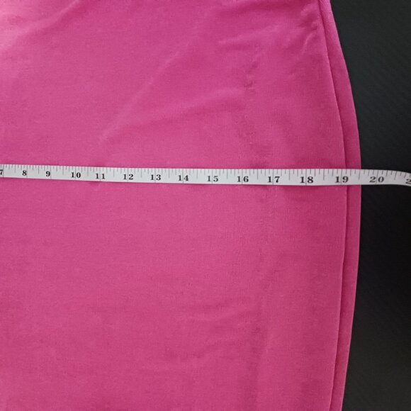 Naked Wardrobe Strapless‎ Side Cutout Midi Dress Bright Pink Womens Size 2X - Picture 9 of 13